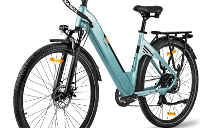KAISDA K608 e-bike: 28″-os városi cirkáló 120 km-es hatótávval