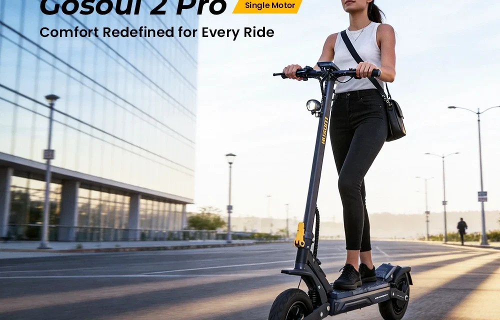 Ausom Gosoul 2 Pro roller: 90 km hatótáv és 50 km/h sebesség a városi kalandokhoz