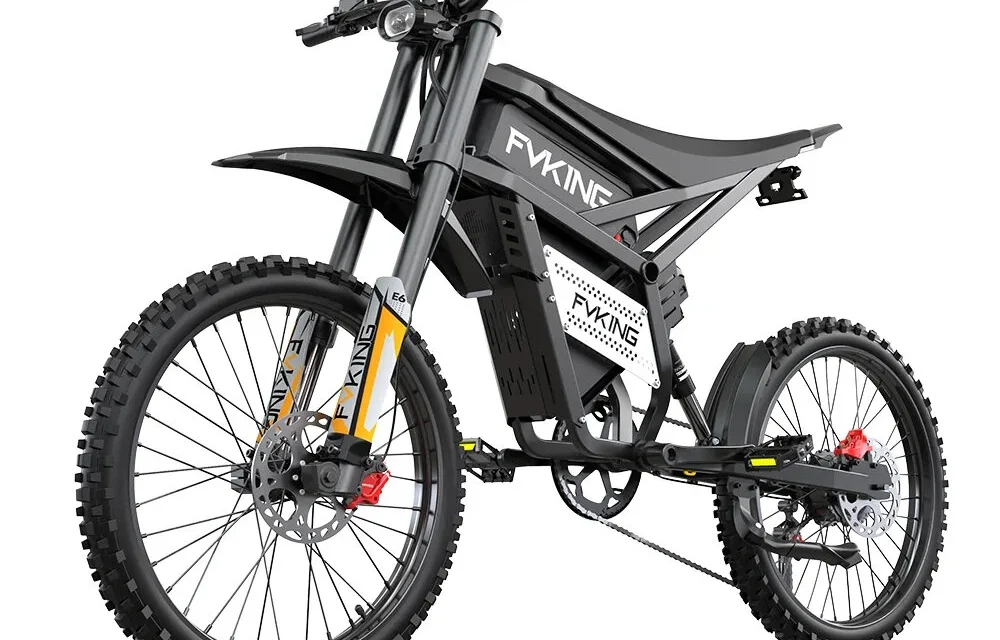 FVKING E6 elektromos dirt bike: 2000W-os motor és két akkumulátor – Érdemes megvenni?