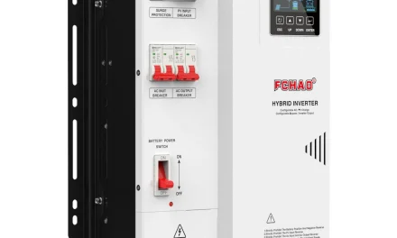 FCHAO 030KHP 5.5KW inverter: Tiszta szinuszos áram WiFi-vel és MPPT vezérlővel a tesztvárosban