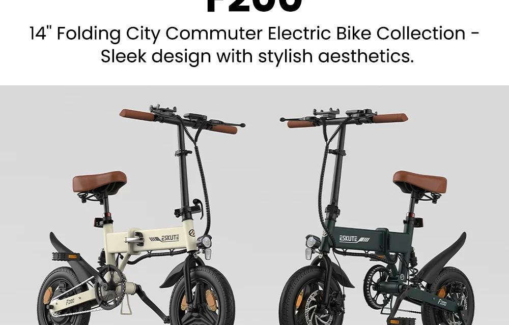 Az ESKUTE F200 elektromos kerékpárral új szintre emelkedik az ingázás