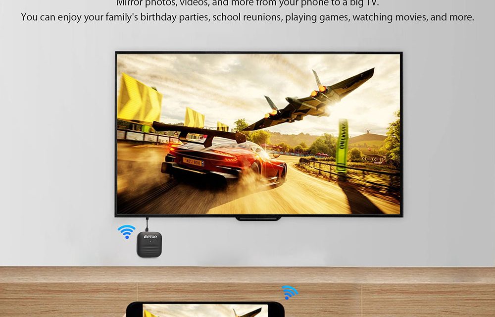 ETOE vezeték nélküli HDMI: 4K képernyőtükrözés egyszerűen a tesztvaroson