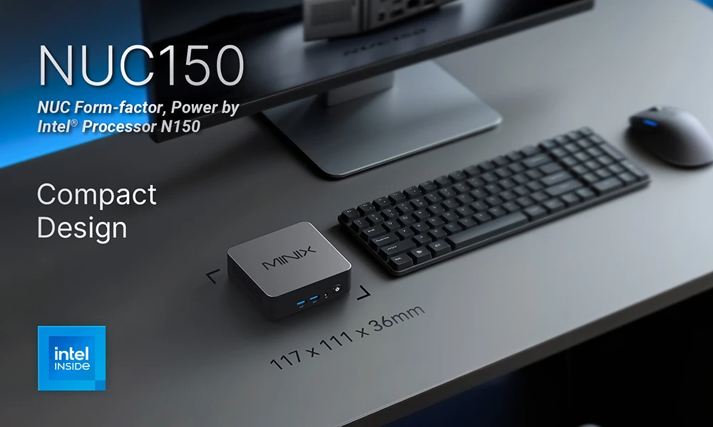 Megéri az árát a MINIX NUC355 Mini PC Intel Core i3 N355 processzorral?