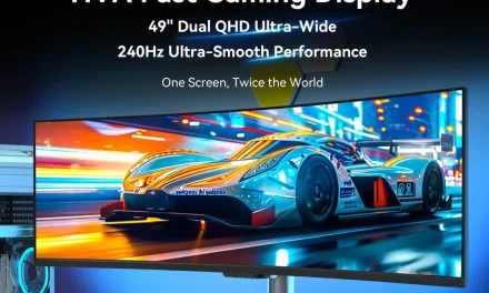 TITAN ARMY C49C1S gamer monitor: 49 hüvelykes ívelt kijelző, 240Hz, 1ms válaszidő