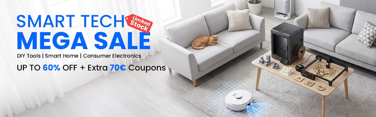 Geekbuying Tech-Kiárusítás: 3D Nyomtatók és Lézerek Akciós Áron a Tesztvároson