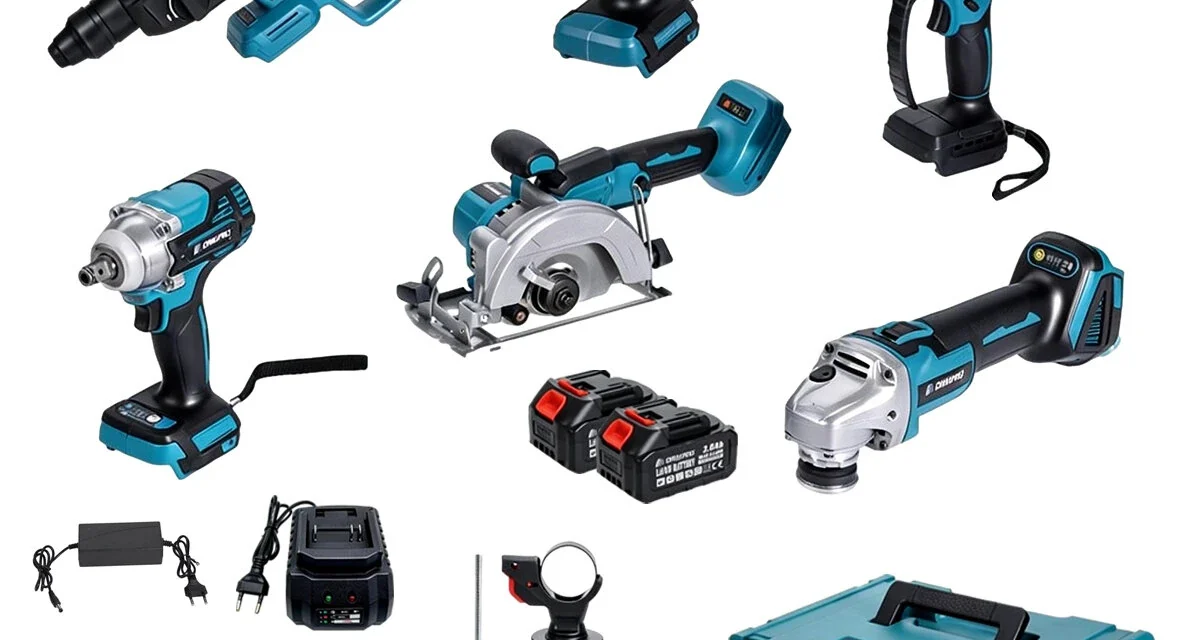Drillpro 6 az 1-ben akkus szerszámkészlet: a műhelyed alapja
