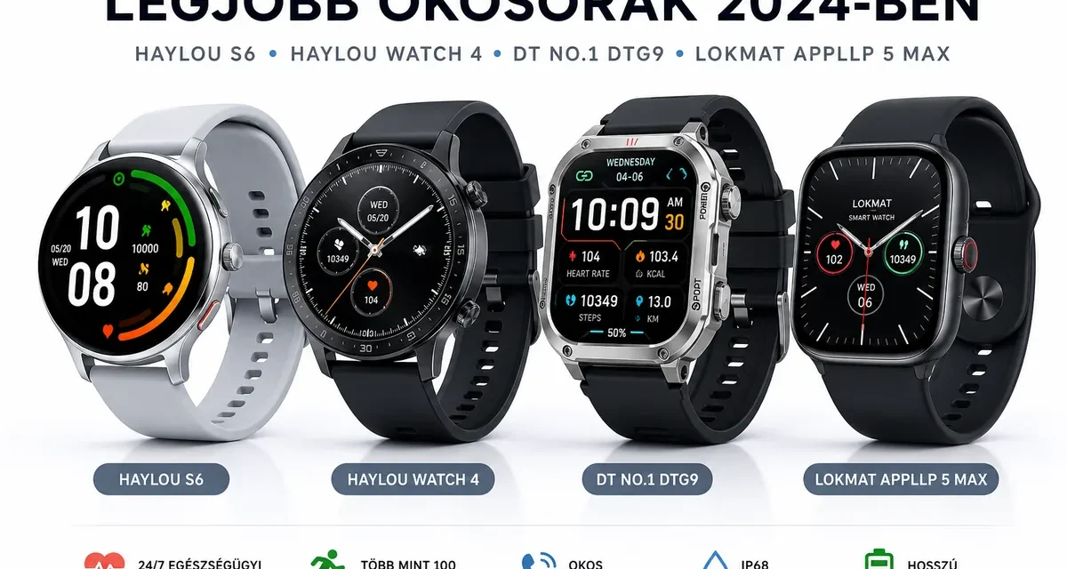A legjobb okosórák 2026-ra: 5 tipp a vásárláshoz