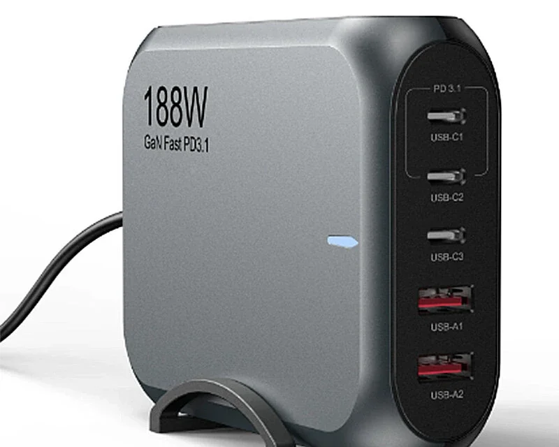 Kukirin M4 Max 188W 5-portos USB PD töltő: 5 érv, amiért megéri