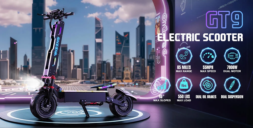 FENGQS GT9 elektromos roller: Szabadság és erő a városi közlekedésben