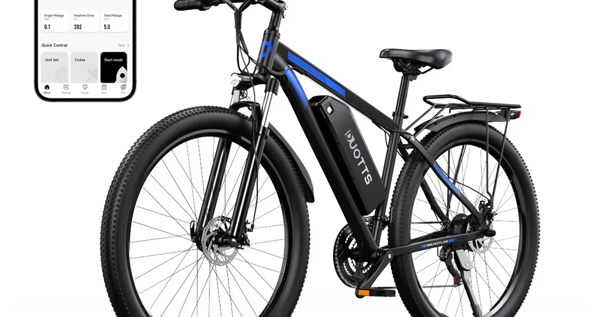 DUOTTS C29 e-bike hátsó csomagtartóval: városi kalandok újratöltve a tesztvárosban