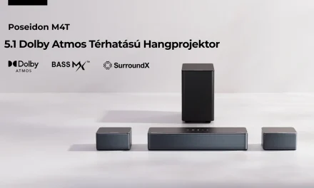 Ultimea Poseidon M4T 5.1 soundbar: Dolby Atmos élmény a nappaliban