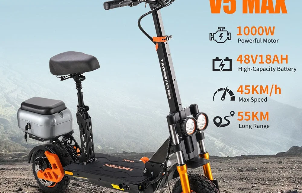 Megéri a Twofish V5 Max elektromos roller a 800W-os motorral és 48V/18Ah akkuval?
