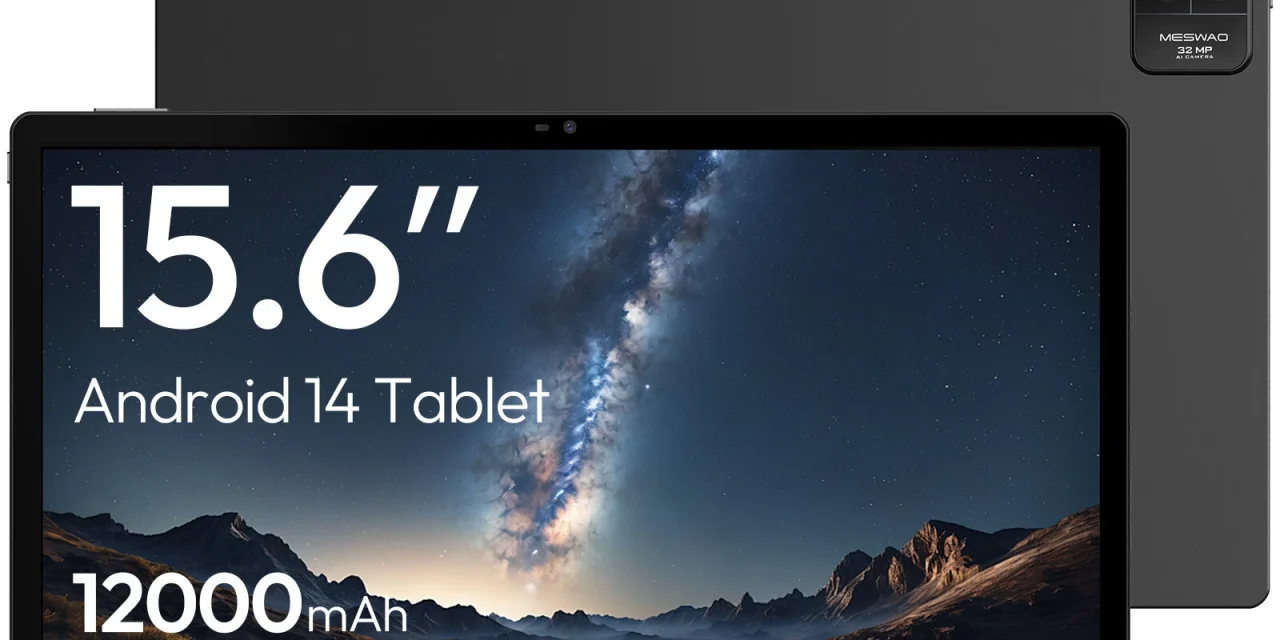 MESWAO B3 táblagép: Helio G99, 15,6 colos kijelző és 12000mAh akkumulátor