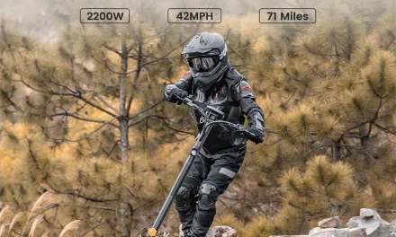 Ausom DT2 Pro elektromos roller: 2200W, 115km hatótáv, 299 000 Ft kuponnal a tesztvárosban