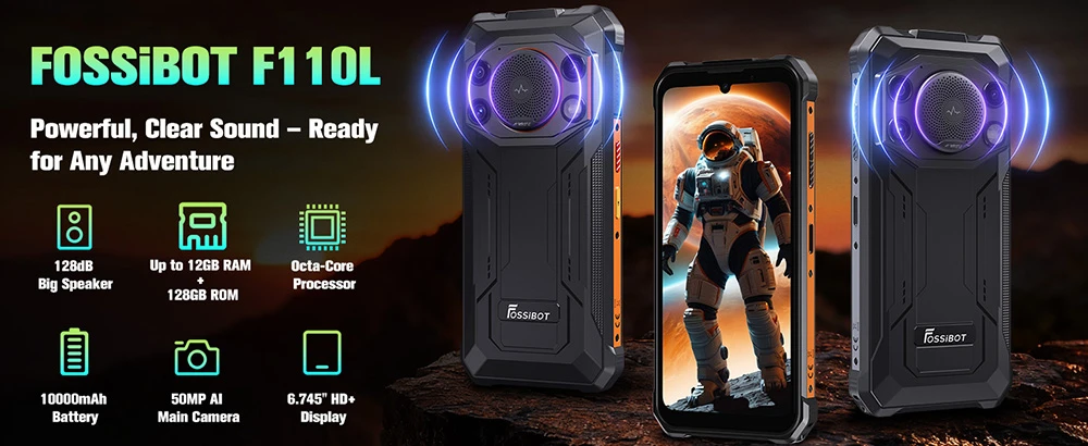 FOSSiBOT F110L: Az Everycom Cubelite Ultra strapabíró okostelefon mindennapi túlélőknek