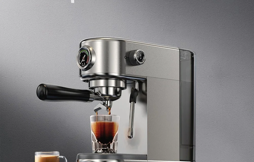 HiBREW H10B eszpresszó kávéfőző: 20 bar nyomás és okos funkciók a tökéletes kávéért
