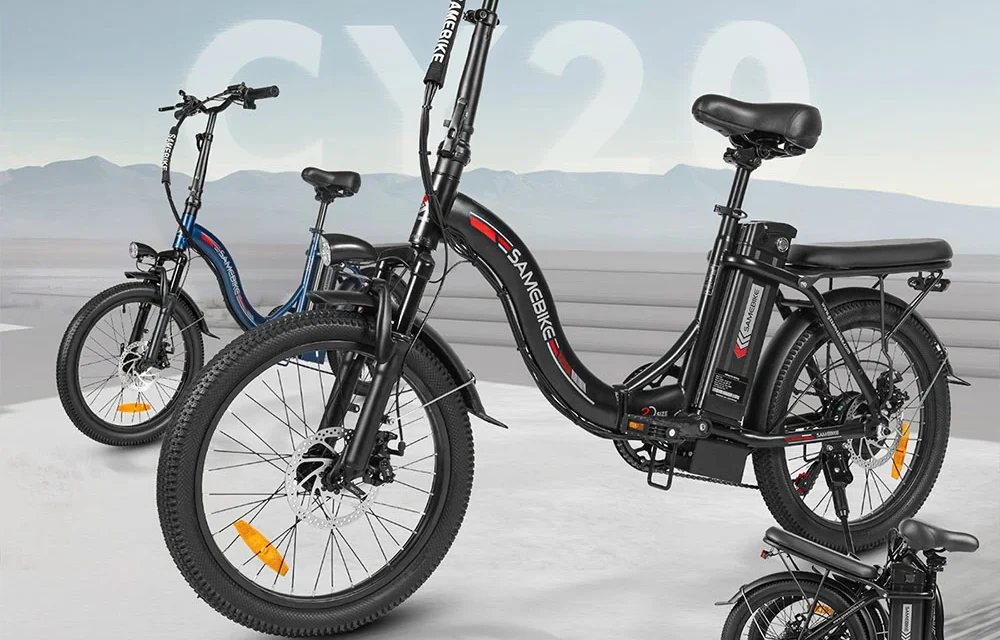 SAMEBIKE CY20 összecsukható e-bringa: a városi közlekedés jövője