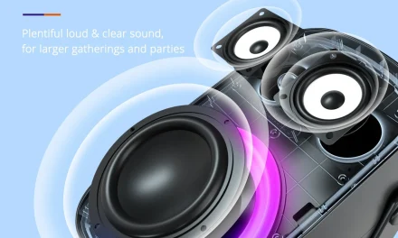 Tronsmart Halo 110: Mikrofonos hangszóró bulikra, strapabíró kivitelben