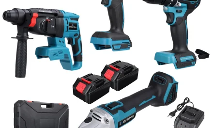 A jövő műhelye: Drillpro 4 az 1-ben szerszámkészlet kefementes technológiával