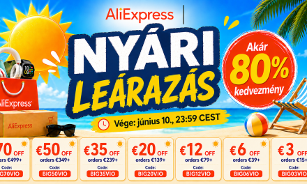 AliExpress Summer Sale és Choice Day: Ennyi kuponnal spórolhatsz a nyáron!