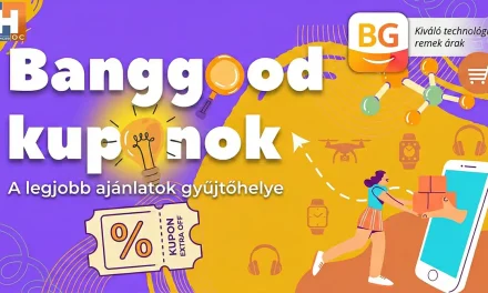 Banggood kuponok 2026.06.03. – 20+ termék akcióban