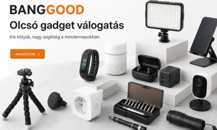 Banggood újdonságok: 30+3 termék 10000 Ft alatt (2026.06.03.)