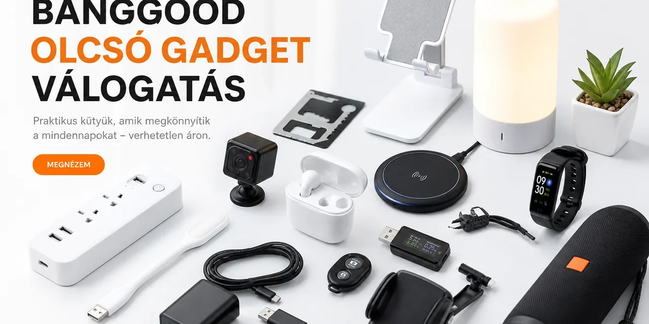 Több mint 30 Banggood újdonság 5000 Ft alatt