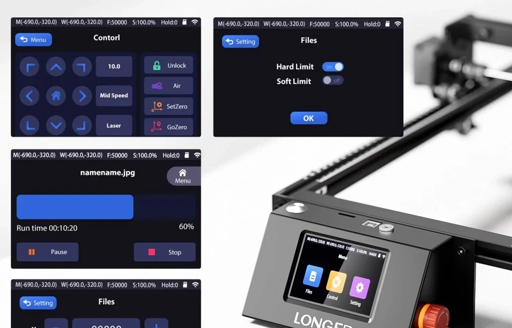 LONGER RAY5 10W lézergravírozó: Digitális alkotás precíziós pontossággal