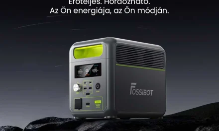 FOSSiBOT F1200: 1024 Wh, 1200 W, okos energiakezelés a tesztvárosban