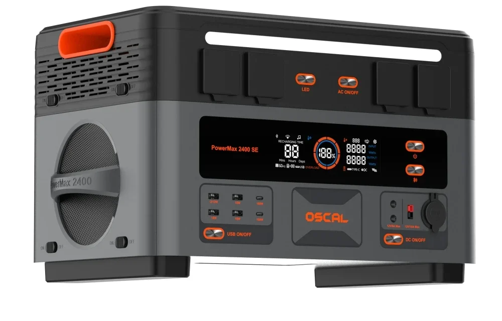 Blackview OSCAL PowerMax 2400 SE PM2400SE A hordozható áramforrás amire szükséged van