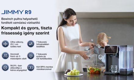 JIMMY R9 asztali reverz ozmózisú vízszűrő: 5 érv, amiért érdemes beszerezni