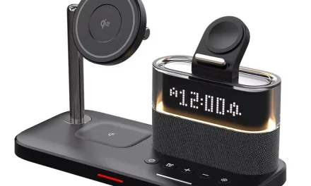 Tronsmart Halo 110 Bluetooth hangszóró és 5 az 1-ben töltő RGB világítással