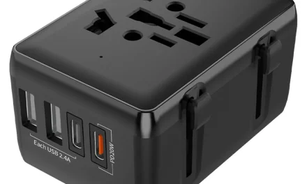 BlitzWolf BW-WA3 utazó adapter: 4 USB port, EU/UK/US/AU kompatibilitás