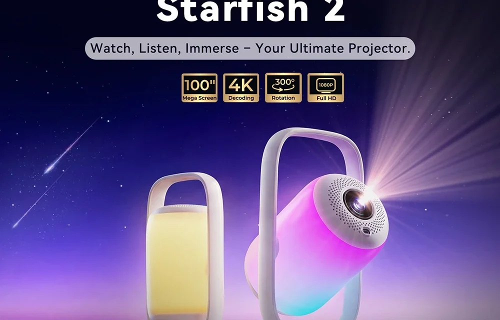 ETOE Starfish 2 projektor: Full HD, Google TV és könnyű kezelhetőség