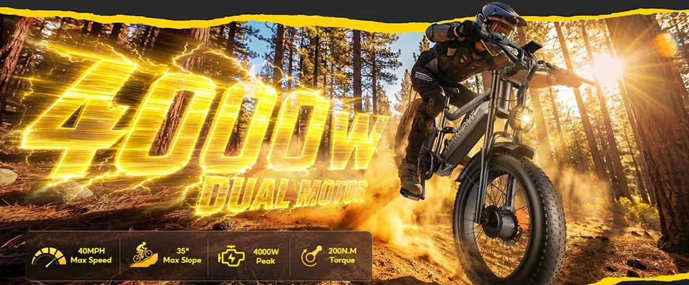 HIKNIGHT H6 PRO kétmotoros kerékpár: Erő és hatótáv kompromisszumok nélkül a tesztvárosban