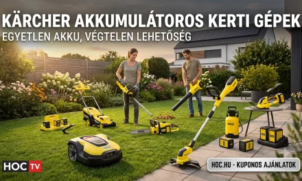 Kärcher akkumulátoros kerti gépek akár 25% kedvezménnyel a tesztvaroson