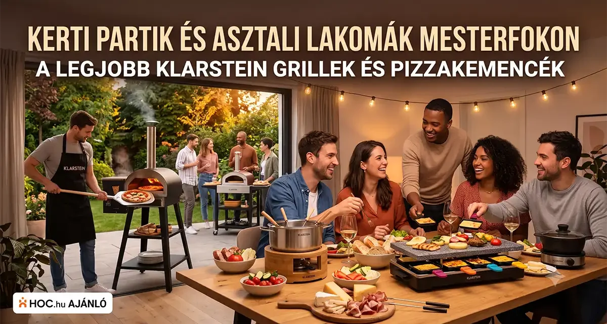 Klarstein grillek és pizzakemencék: Kerti partik és asztali lakomák mesterfokon a tesztvaros.hu-n