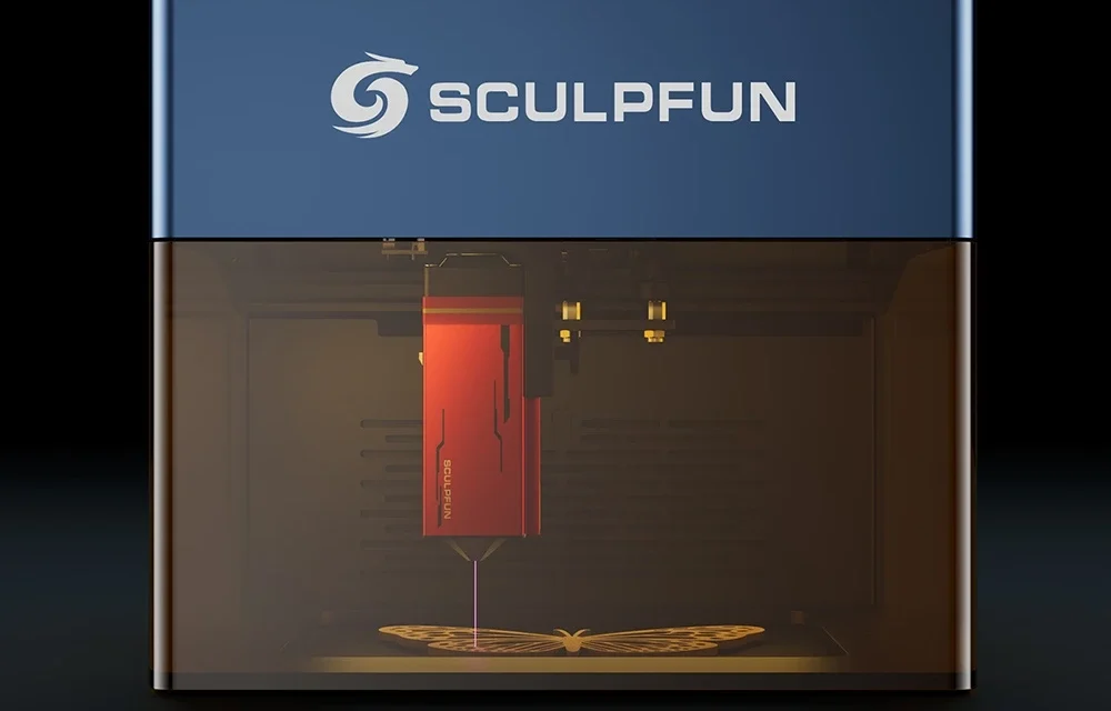 SCULPFUN iCube Pro 5W lézergravírozó: Otthoni alkotás gyorsan, tisztán és biztonságosan