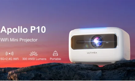 Ultimea Apollo P10: 300 ANSI fényerejű hordozható projektor 1080p dekódolással és okos funkciókkal