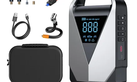A TUERBB 4 az 1-ben autóindító 3000A/4500A csúcsteljesítménnyel és 150PSI kompresszorral a tesztvárosban