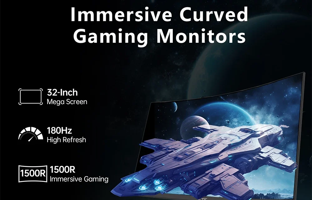 KTC H32S17 ívelt gamer monitor teszt: Megéri a 1440p 165 Hz-es panel az árát?