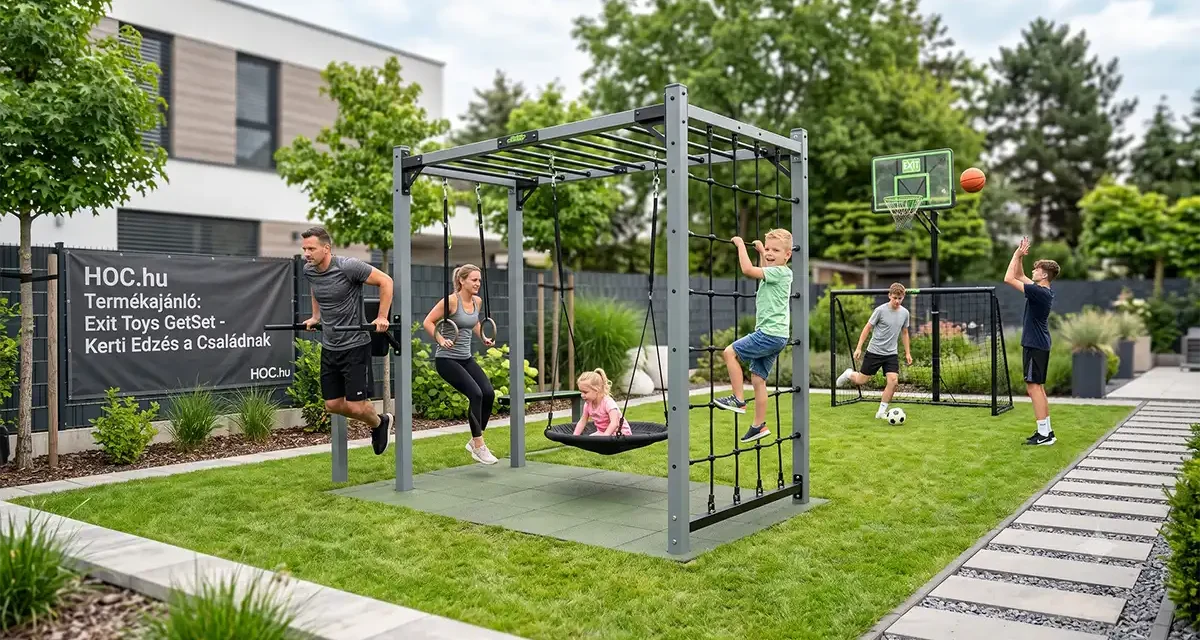 Exit Toys GetSet kültéri fitneszközpontok: edzőterem a kertben az egész családnak