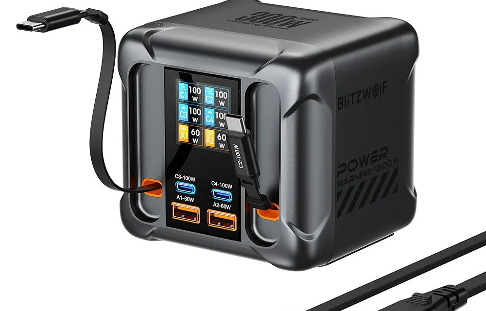 Megéri az árát a Blitzwolf BW S35 300W GaN töltő 6 porttal és digitális kijelzővel?