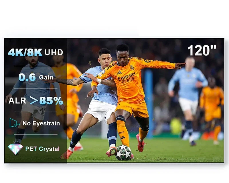 ProjeStar 120″ PET Crystal ALR vetítővászon 4K UHD házimozihoz