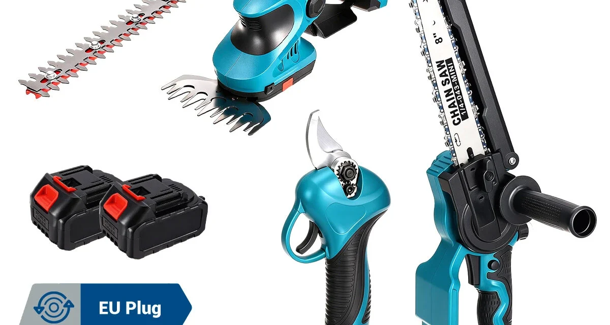A Drillpro 4 az 1 ben kerti szerszámkészlet jövője brushless motorral