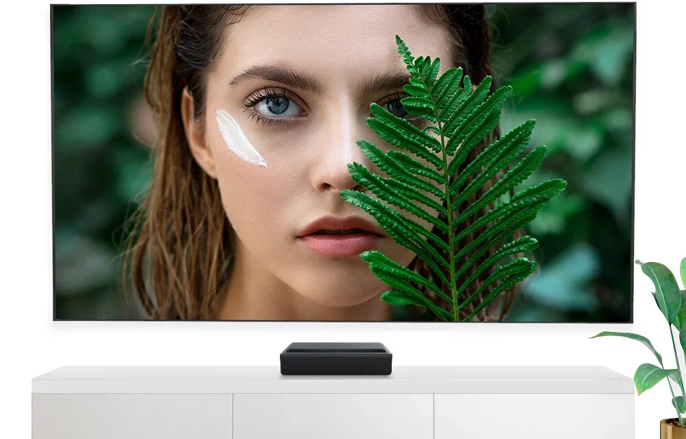 BlitzWolf BW VS3 ALR 4K UHD projektorvászon fekete fényvisszaverődés nélkül