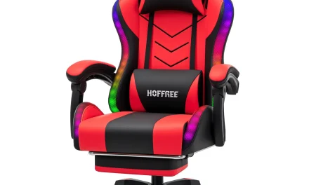 HOFFREE RGB gamer szék hangszórókkal és masszázsfunkcióval a tesztvárosban
