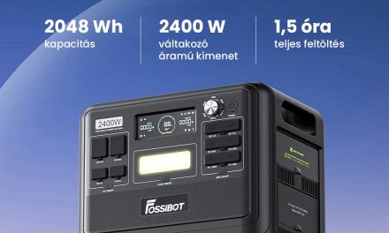 Érdemes a FOSSiBOT F2400 napelemes generátor 2048 Wh kapacitása?