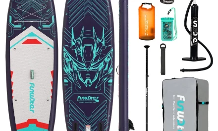 FunWater SUP 350 90 15CM eveződeszka 200 kg teherbírással hosszabb és szélesebb kivitelben