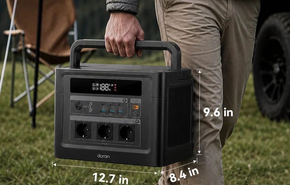 DaranEner Cubus 1500 Pro hordozható erőmű